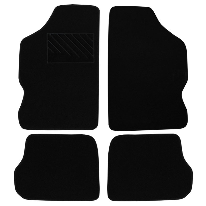 Μοκέτα Tuft μαύρη για Citroen Saxo 3D 4τμχ