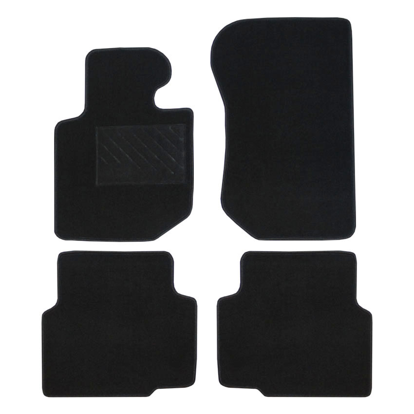 Πατάκια δαπέδου μοκέτας Tuft ανθρακί για BMW 3 Series (E36) 4τμχ