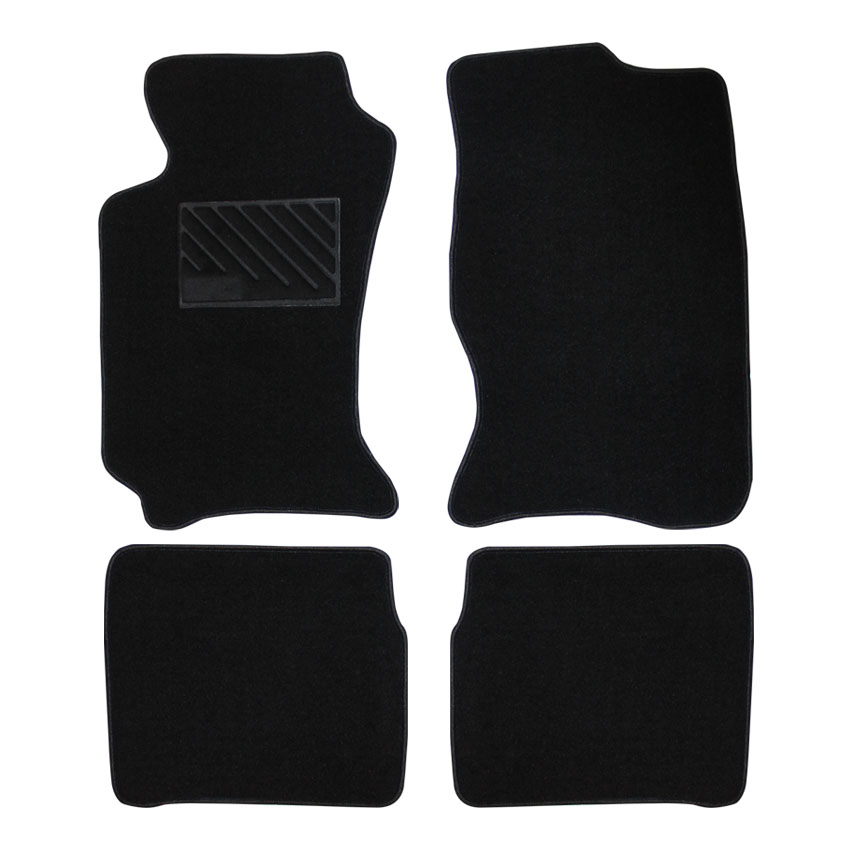 Μοκέτα Tuft μαύρη για Toyota Carina E 4τμχ