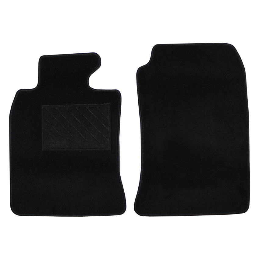 Ζεύγος μοκέτα Tuft μαύρη για Mini Cooper (I/II)