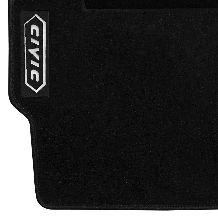 Μοκέτα Tuft μαύρη για Honda Civic VI 4τμχ