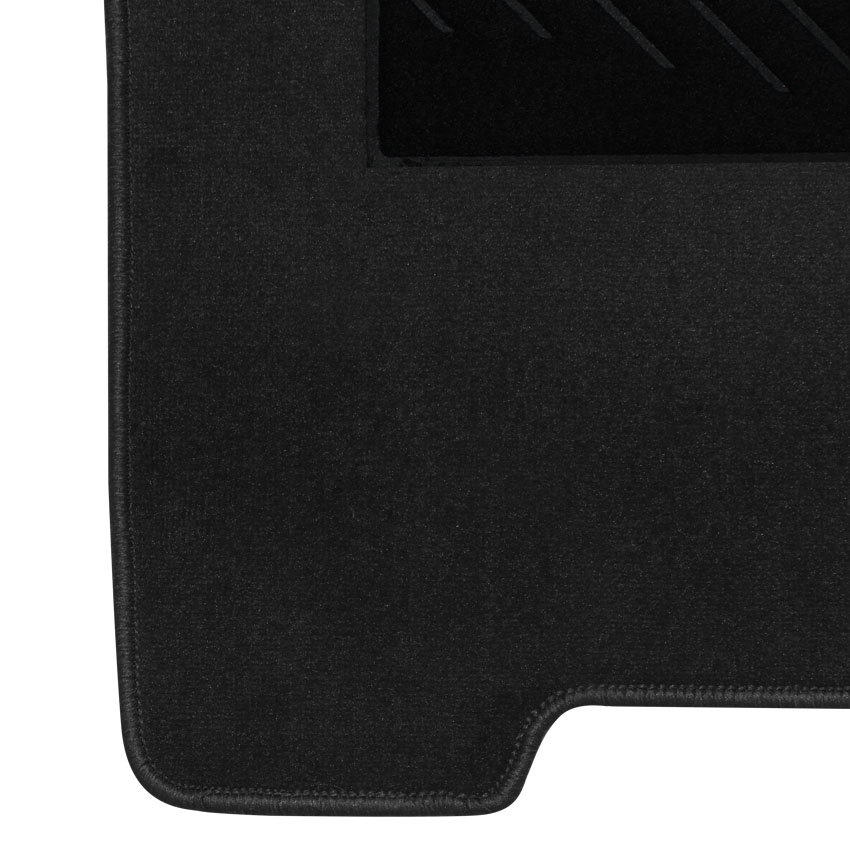 Μοκέτα Tuft ανθρακί για Nissan Navara D40 (Double Cab) 4τμχ