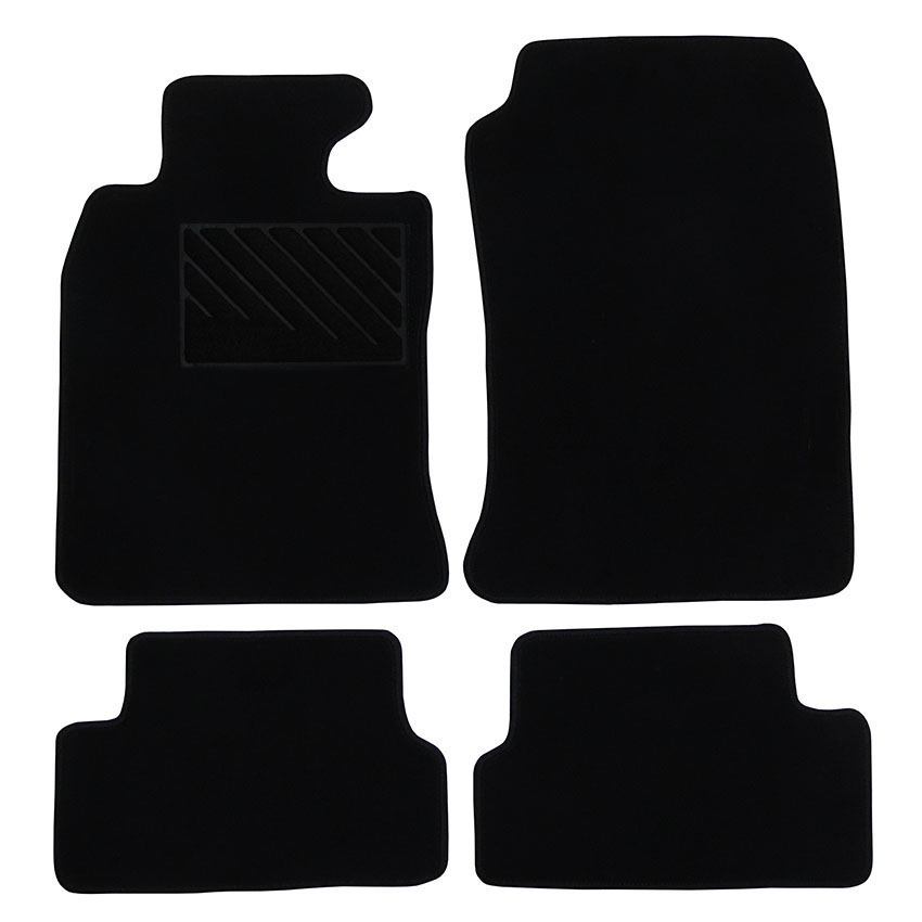 Μοκέτα Tuft μαύρη για Mini Cooper One I/II 4τμχ