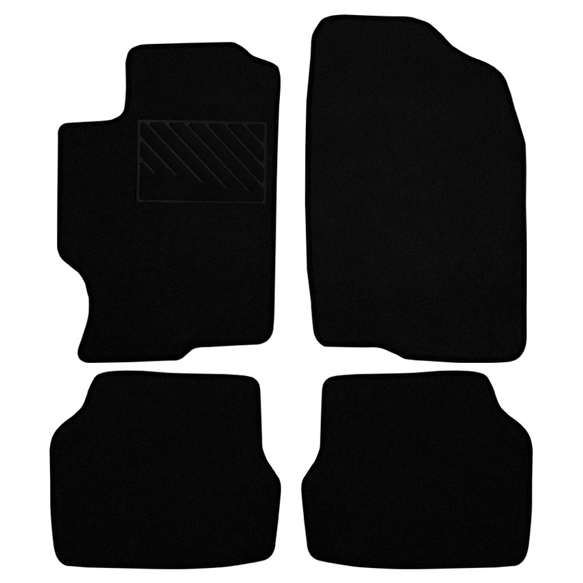 Μοκέτα Tuft μαύρη για Mazda 6 4τμχ