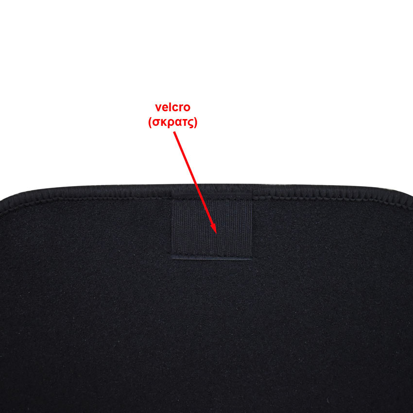 Μοκέτα Tuft μαύρη για Smart Roadster (452) με velcro 2τμχ