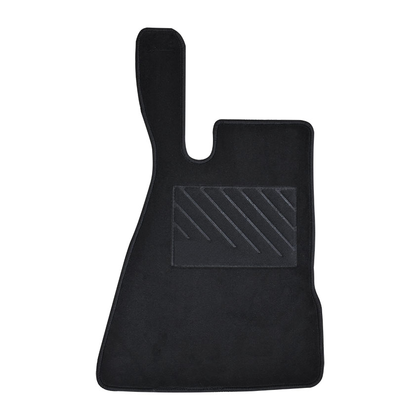 Μοκέτα Tuft μαύρη για Smart Roadster (452) με velcro 2τμχ