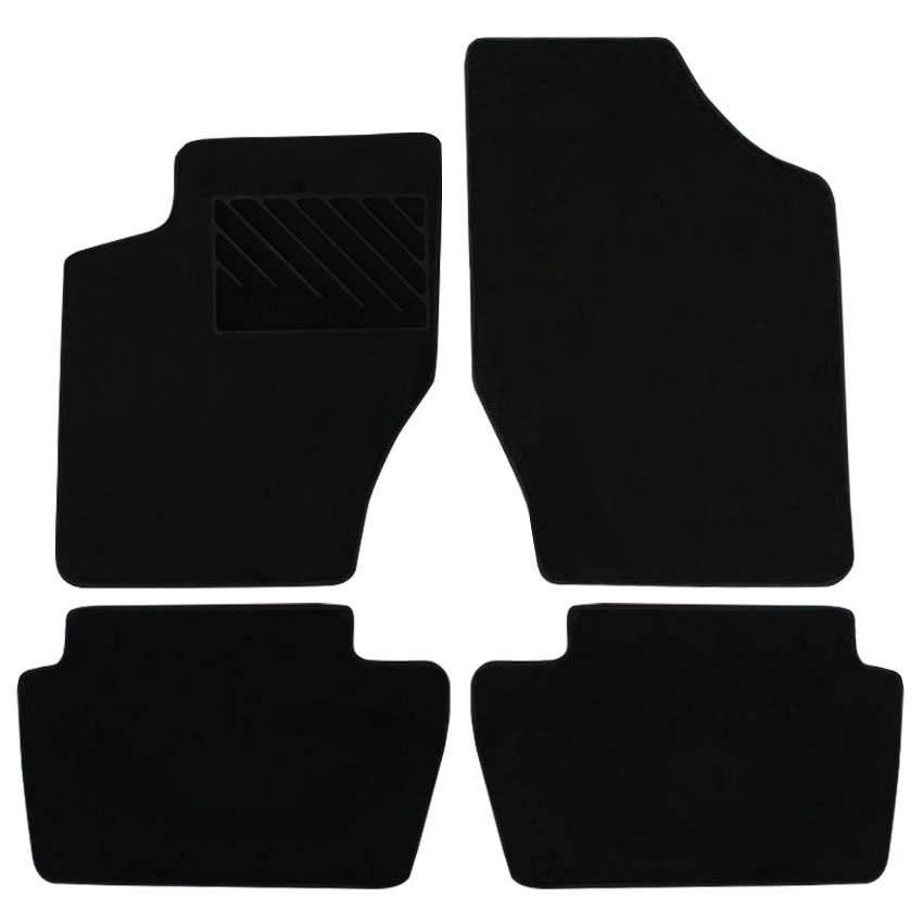 Πατάκια δαπέδου μοκέτας Tuft ανθρακί για Citroen C4 (I) 4τμχ