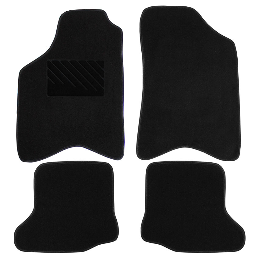 Μοκέτα Tuft ανθρακί για Seat Arosa / VW Lupo 4τμχ