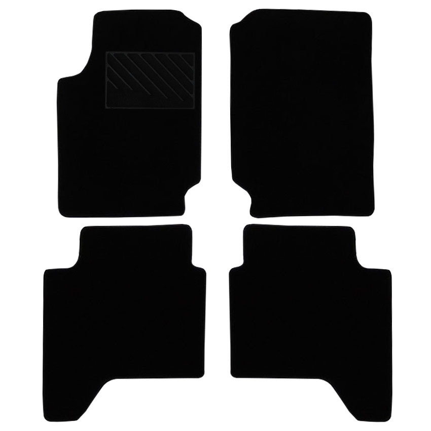 Μοκέτα Tuft μαύρη για Ford Ranger III 4D 4τμχ