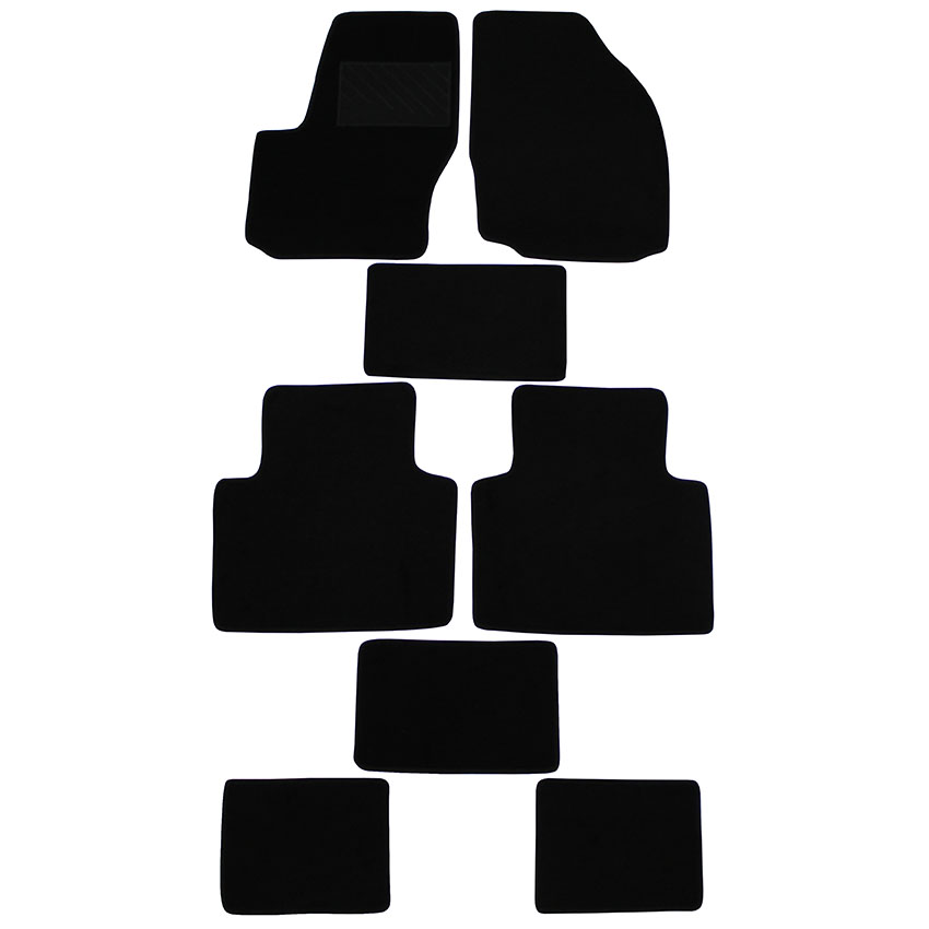 Μοκέτα Tuft μαύρη για Ford S-Max (I)