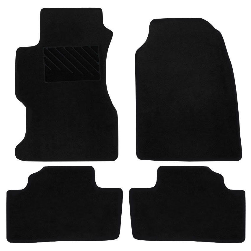 Πατάκια δαπέδου μοκέτας Tuft ανθρακί για Honda Civic Type R 3D (VII) 4τμχ