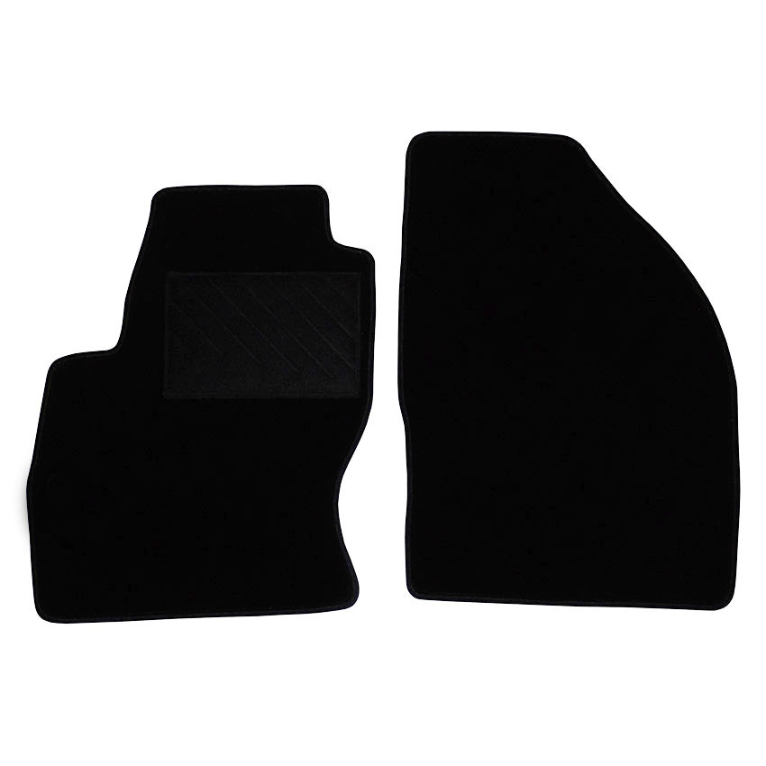 Πατάκια δαπέδου μοκέτας Tuft μαύρα για Ford Focus (II) 2τμχ