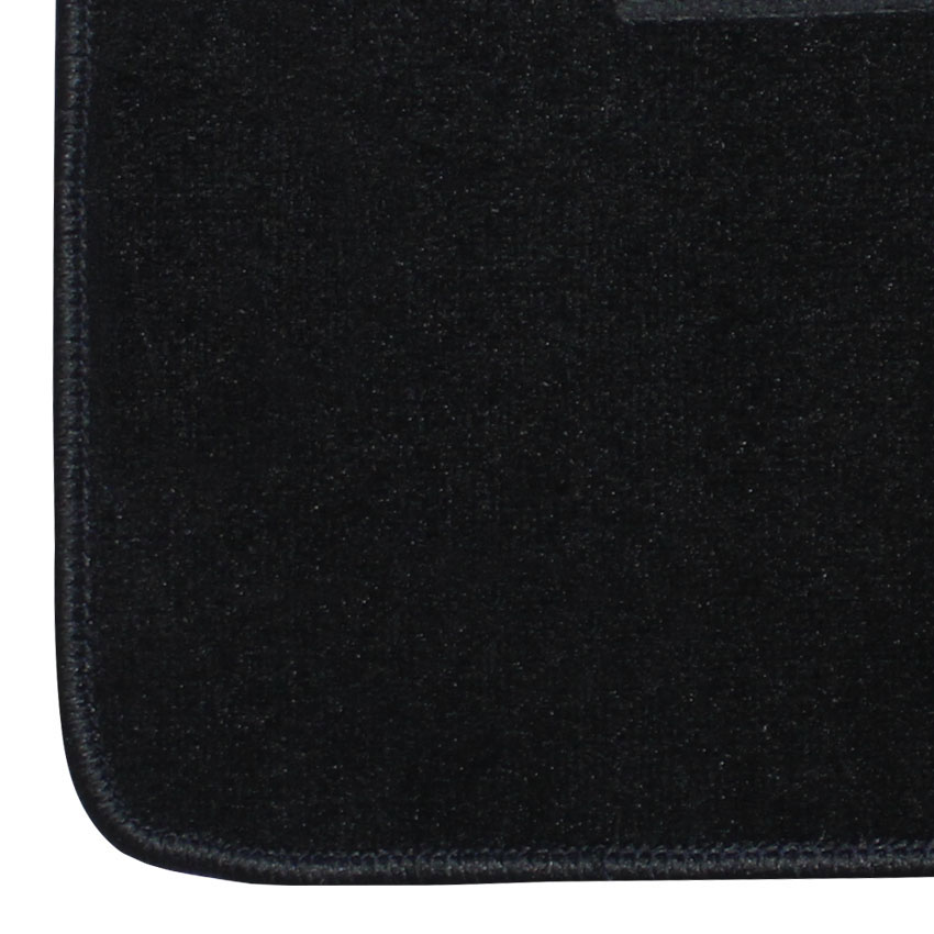 Μοκέτα Tuft μαύρη για Ford Fiesta (VI) με velcro