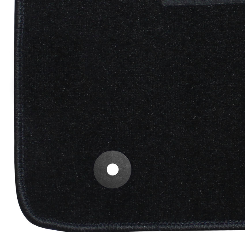 Μοκέτα Tuft μαύρη για Ford Fiesta (VI) με κουμπώματα