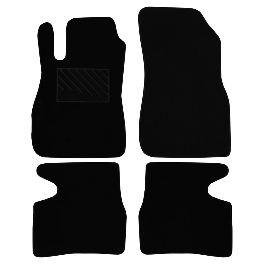 Μοκέτα Tuft μαύρη για Hyundai Accent (II) 4τμχ