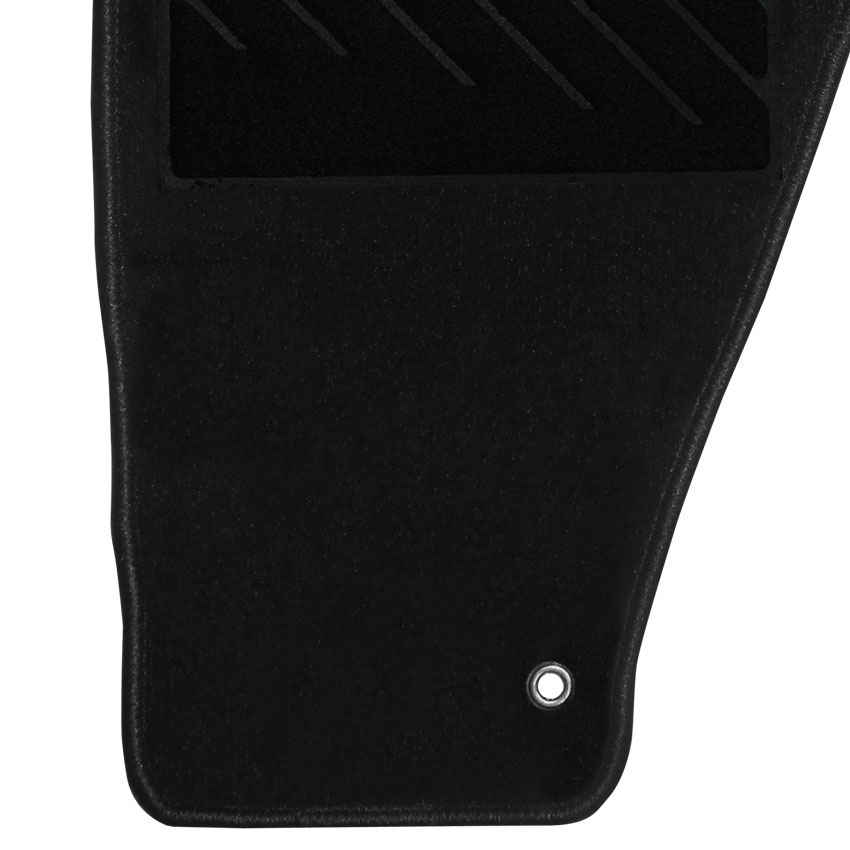 Πατάκια δαπέδου μοκέτας Tuft μαύρα για Jeep Cherokee IV (KK) 4τμχ