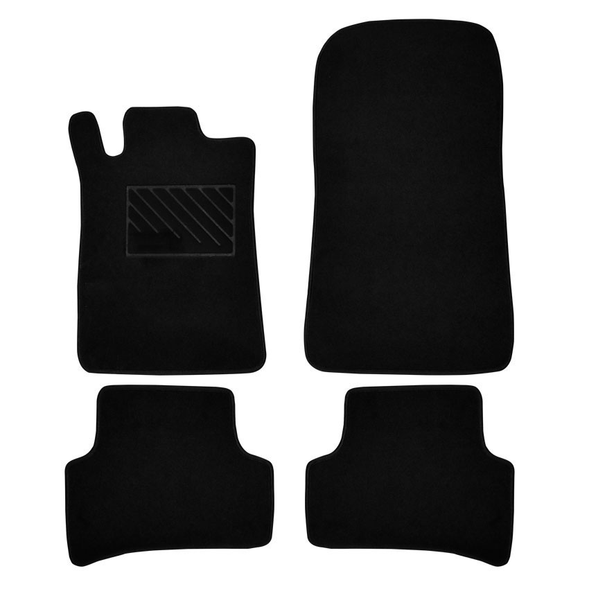 Μοκέτα Clan μαύρη για Mercedes C - Class (W202) 4τμχ