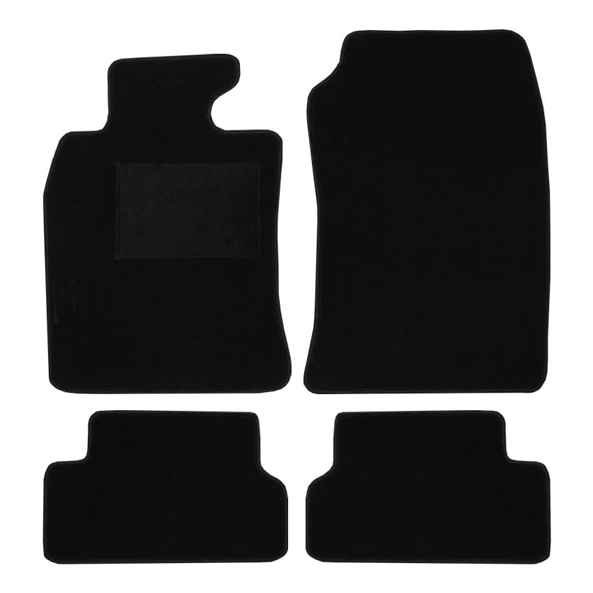 Μοκέτα Tuft μαύρη για Mini Cooper I/II 4τμχ