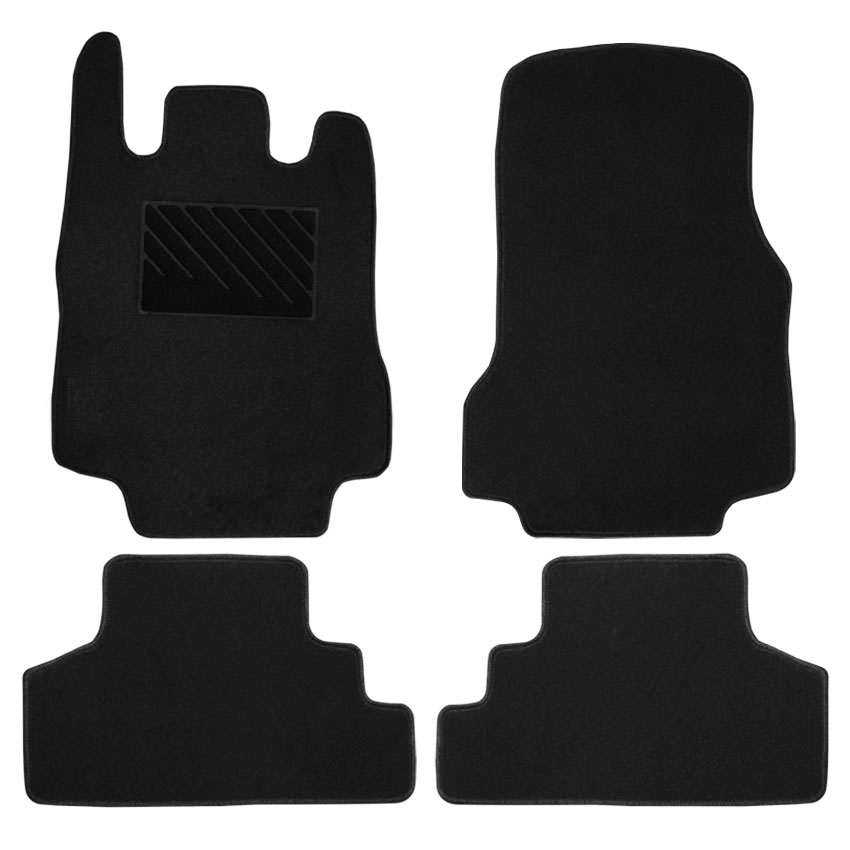 Μοκέτα Tuft ανθρακί για Mercedes A - Class (W168) 4τμχ