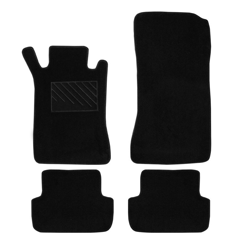 Μοκέτα Tuft μαύρη για Mercedes CLK (C209)