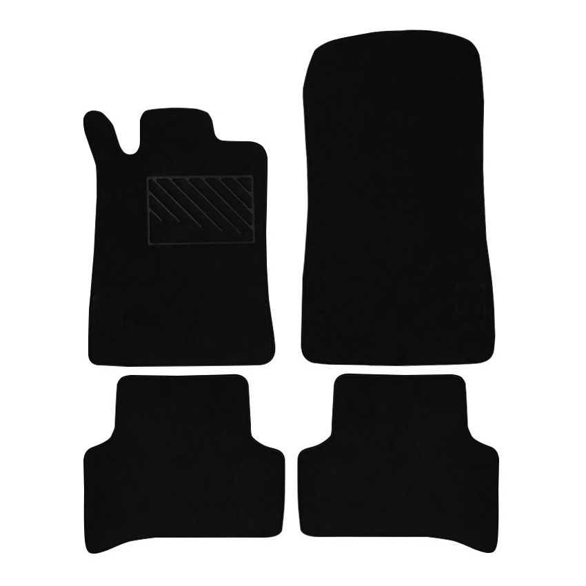 Μοκέτα Tuft μαύρη για Mercedes CLK (W208/C208)