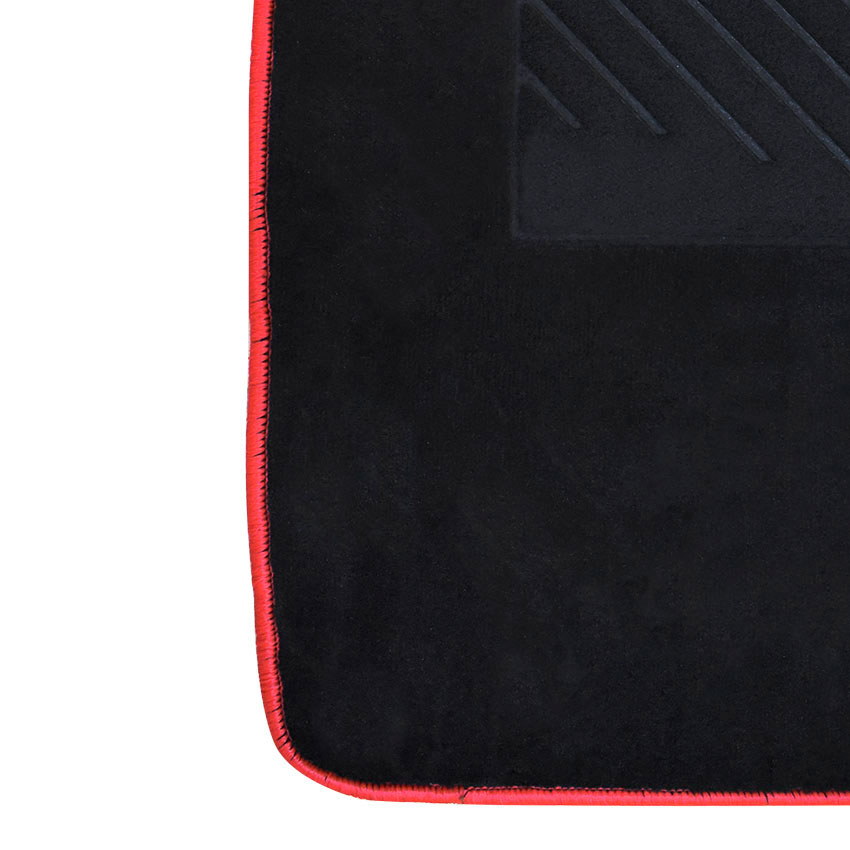 Πατάκια δαπέδου μοκέτας Tuft μαύρα για Alfa Romeo 159 4τμχ