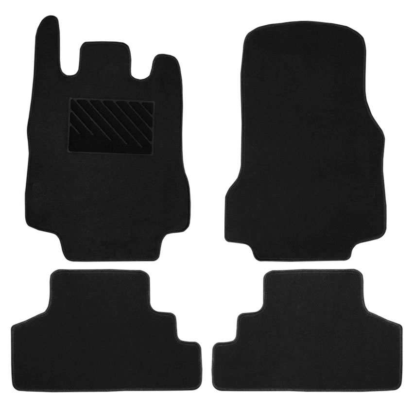 Μοκέτα Tuft ανθρακί για Mercedes A - Class (W168) 4τμχ