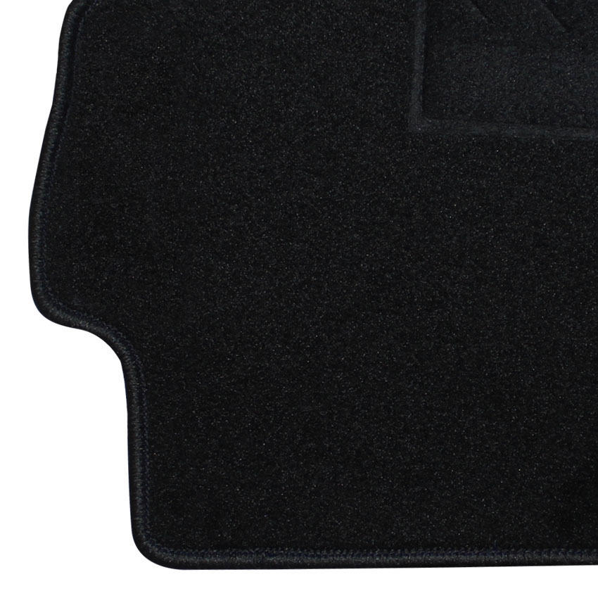 Μοκέτα Tuft μαύρη για Mazda 3 (BL) με velcro 4τμχ