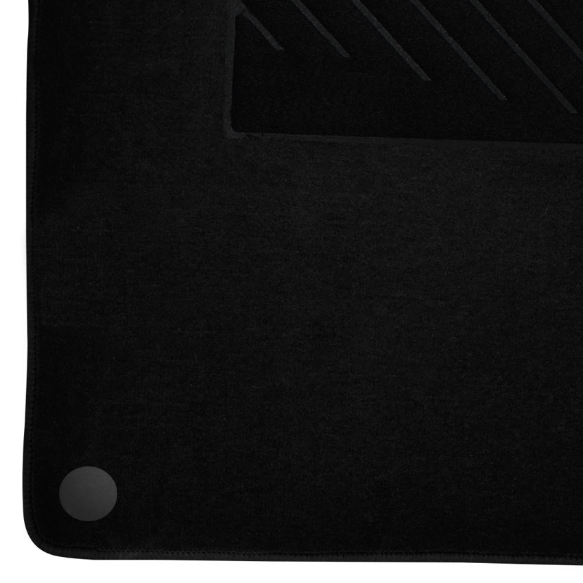 Πατάκια δαπέδου μοκέτας Tuft μαύρα για Mercedes A - Class (W176) 4τμχ