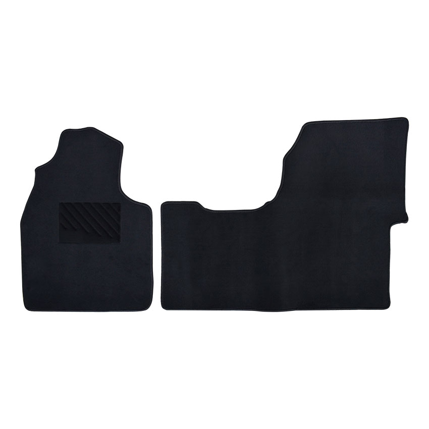 Πατάκια δαπέδου μοκέτας Tuft ανθρακί για Mercedes Sprinter II (W906) 2τμχ