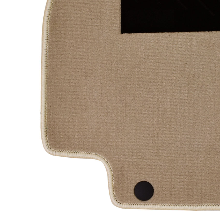 Πατάκια δαπέδου μοκέτας Tuft μπεζ για Mercedes A-Class (W169) 4τμχ