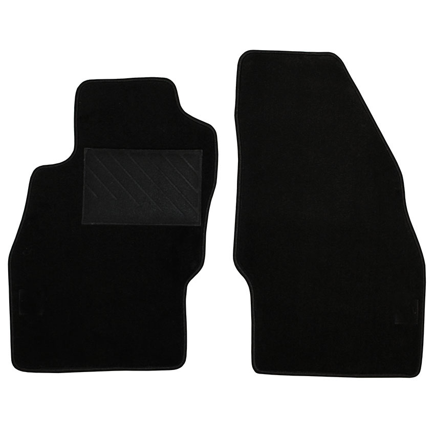 Μοκέτα Tuft μαύρη για Opel Corsa D/E 2τμχ