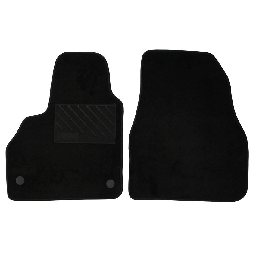 Μοκέτα Tuft μαύρη για Renault Kangoo (II) με κουμπώματα