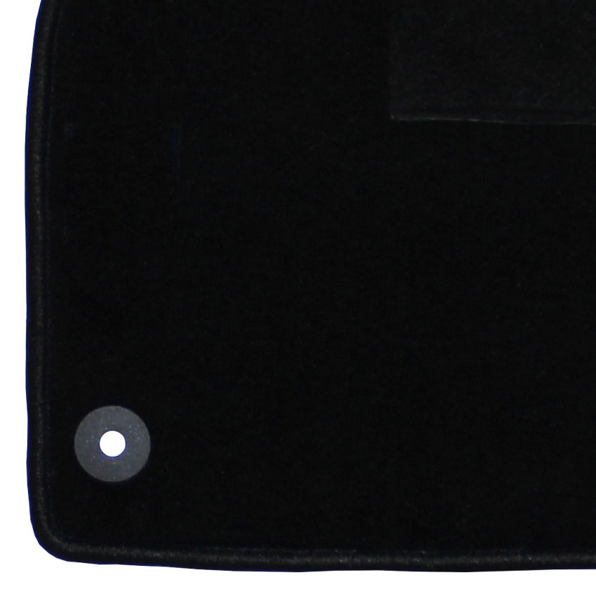 Μοκέτα Tuft μαύρη Peugeot 3008 (I) με στρογγυλά κουμπώματα 4τμχ