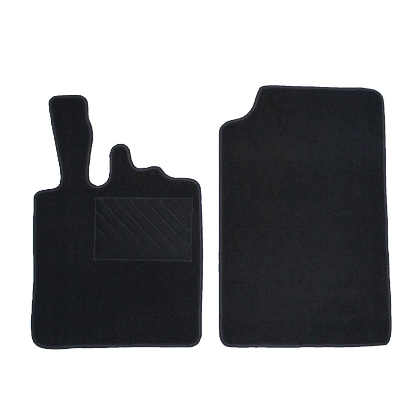 Μοκέτα Tuft ανθρακί για Smart Fortwo (451) 2τμχ