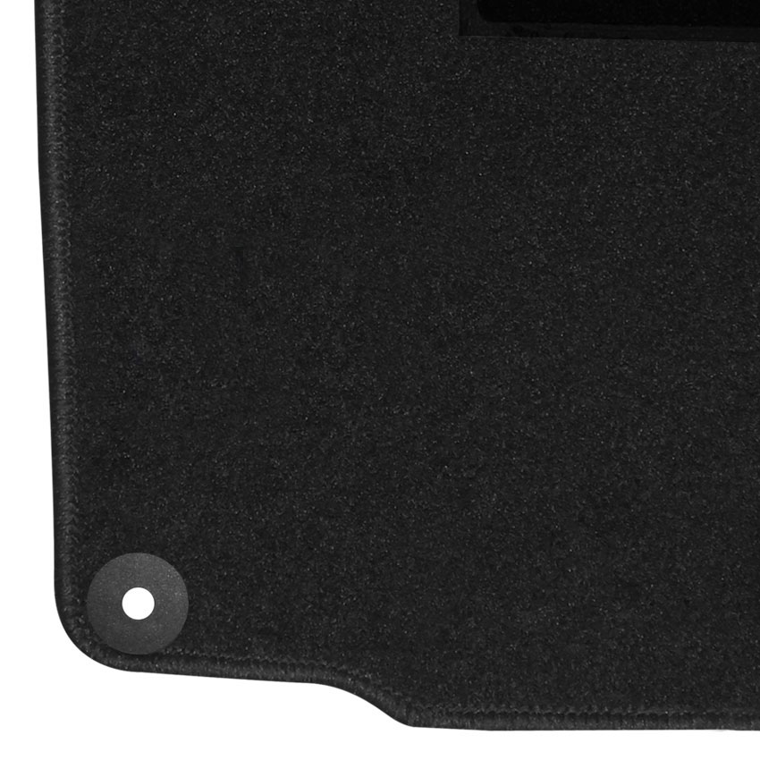 Μοκέτα Tuft ανθρακί για VW Golf IV / Bora / New Beetle με στρογγυλά κουμπώματα 4τμχ