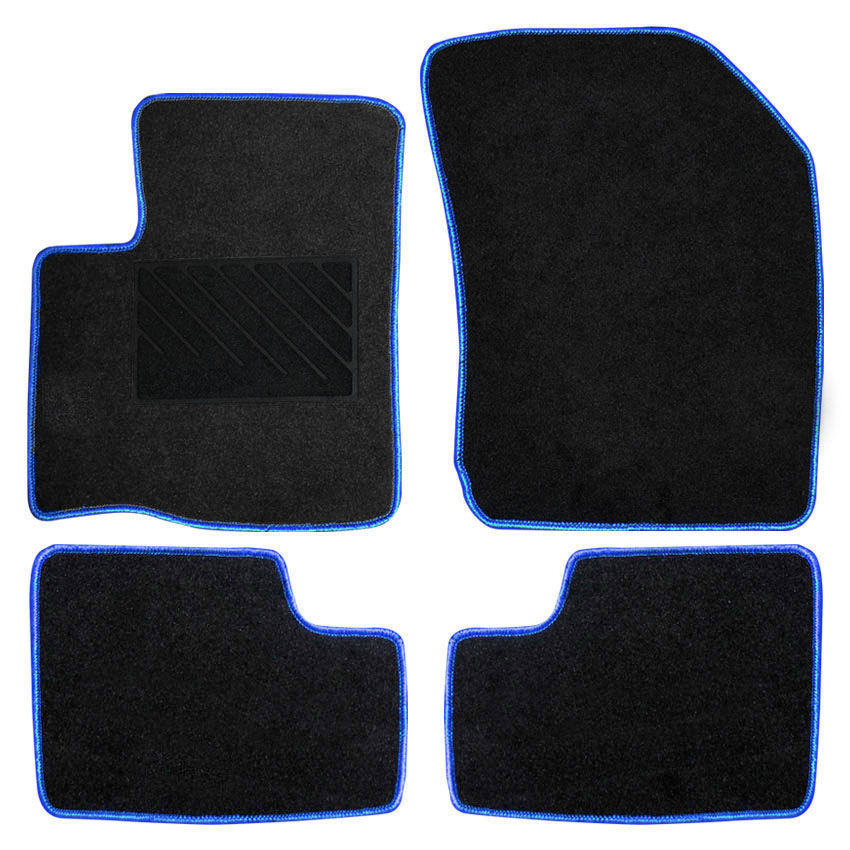 Μοκέτα Tuft ανθρακί με μπλε ρέλι για Suzuki Swift (IV)