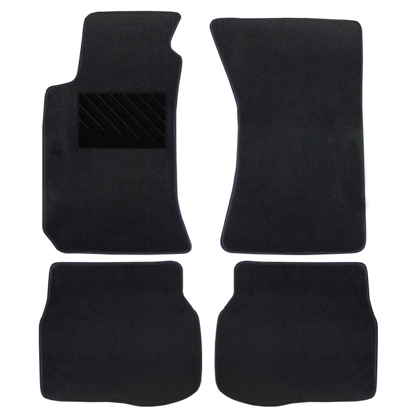 Μοκέτα Tuft ανθρακί για Subaru Forester I με velcro 4 τμχ