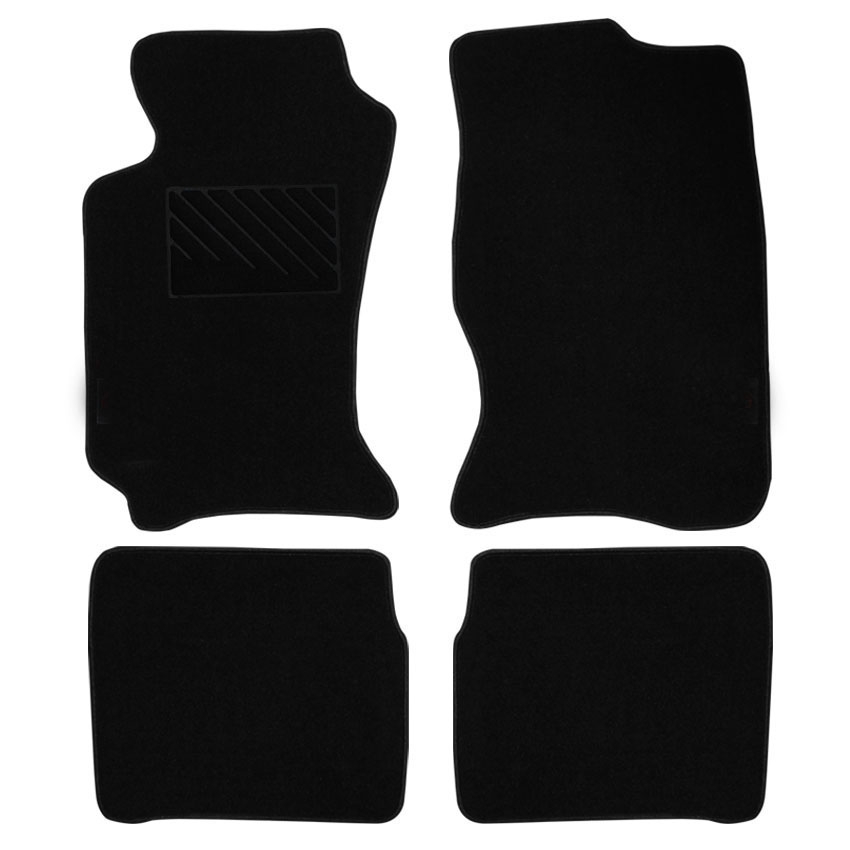 Μοκέτα Tuft μαύρη για Toyota Carina E 4τμχ