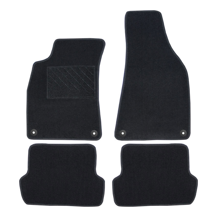 Πατάκια δαπέδου μοκέτας Tuft ανθρακί για Audi A4 (B6/B7) 4τμχ
