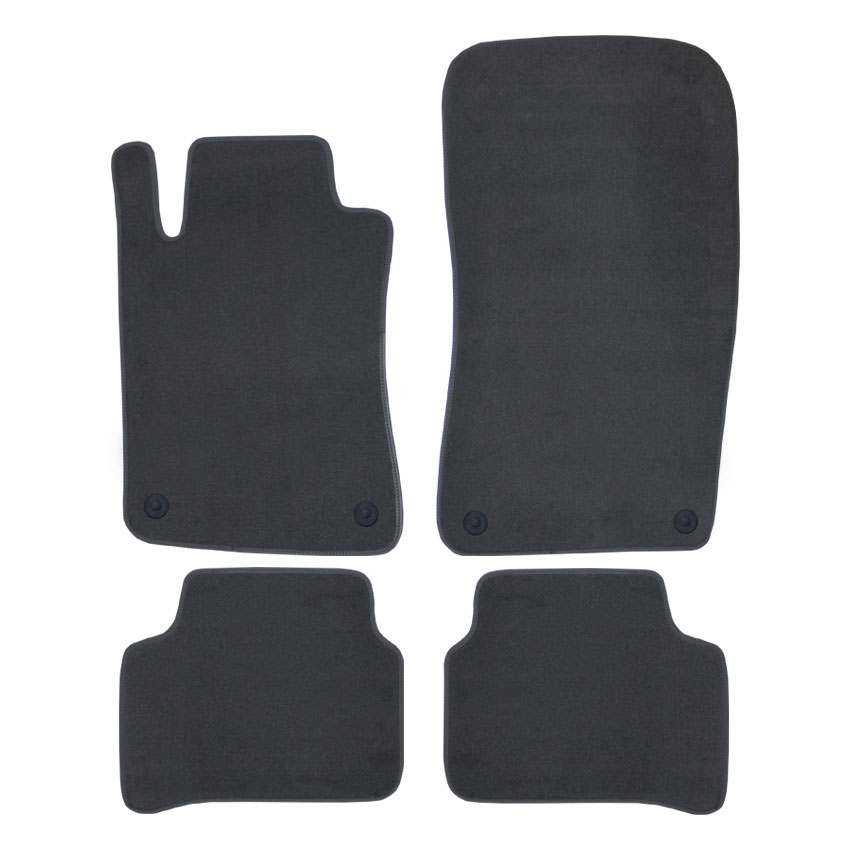 Μοκέτα Tuft γκρι για Mercedes E - Class (W211) με κουμπώματα