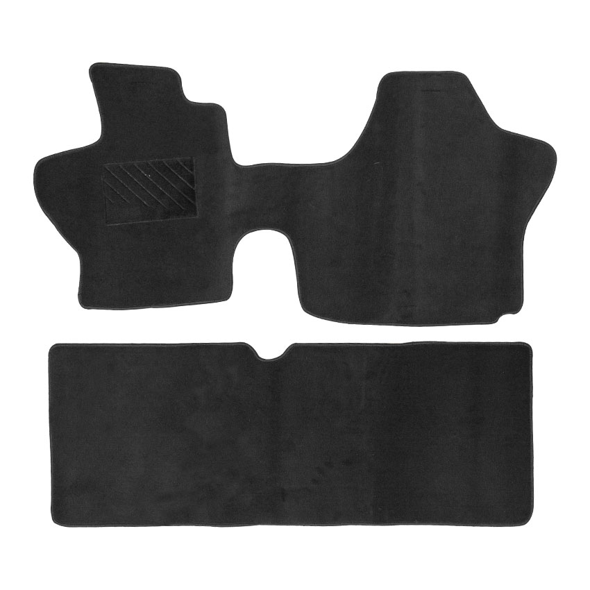 Μοκέτα Tuft ανθρακί για Hyundai H-1 Mini Bus με velcro