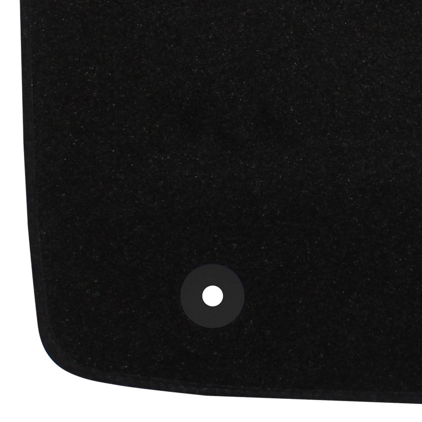 Μοκέτα Velgum μαύρη για Dacia Sandero (II) με στρογγυλά κουμπώματα