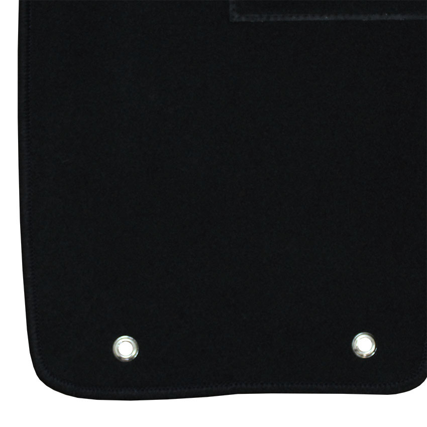 Μοκέτα Velgum μαύρη για Hyundai i20 (I) με κουμπώματα δαχτυλίδια 4τμχ