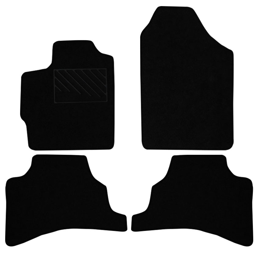 Μοκέτα Velgum μαύρη για Toyota Yaris Hybrid 4τμχ