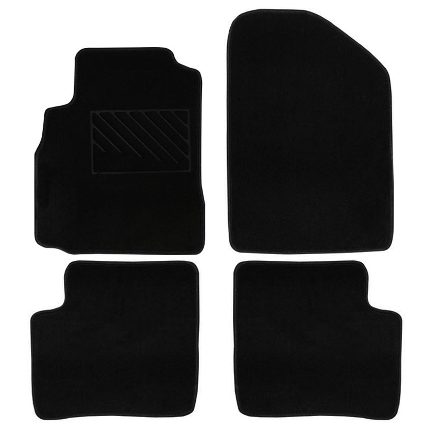 Μοκέτα Velgum μαύρη για Toyota Yaris (I) 4τμχ