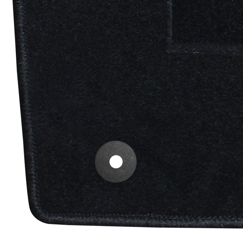 Ζεύγος μοκέτα Velgum μαύρο για Ford Tourneo Connect (II) με κουμπώματα