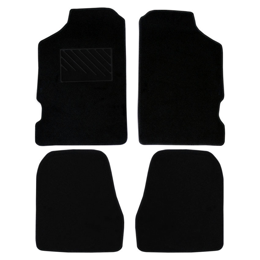 Μοκέτα Velgum μαύρη για Peugeot 106 4τμχ