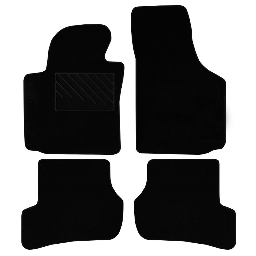 Μοκέτα Velgum μαύρη για Skoda Octavia 5 (II) 4τμχ