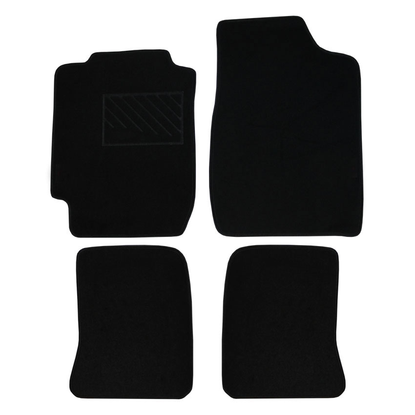 Μοκέτα Velgum μαύρη για Toyota Corolla VII (E10) 4τμχ